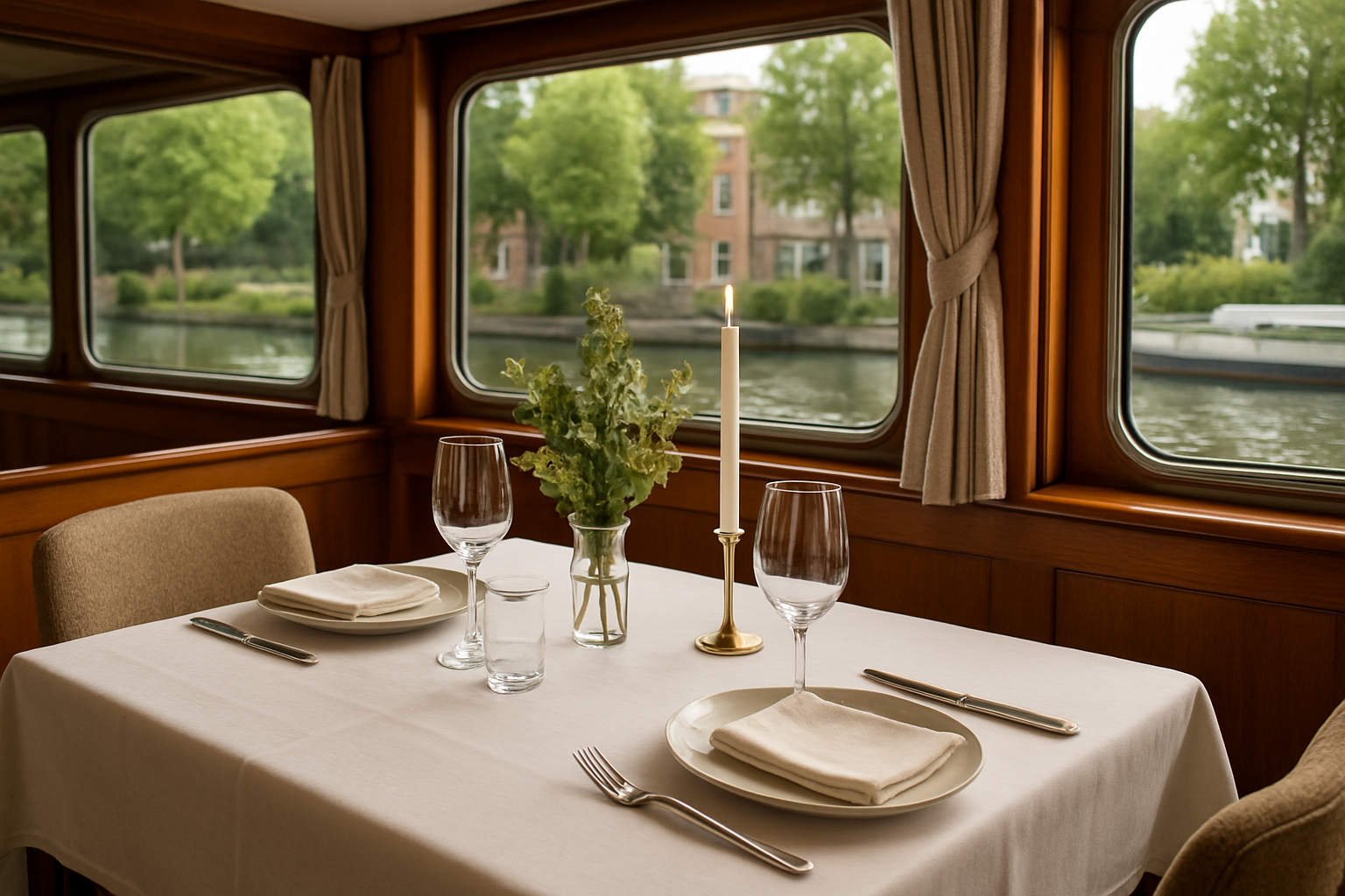 Foto bij Private dining aan boord: wanneer is een varend diner de betere keuze?